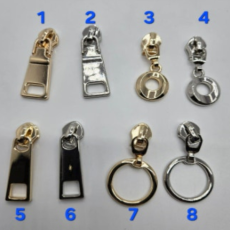 5호 지퍼슬라이더, 코일용 10개